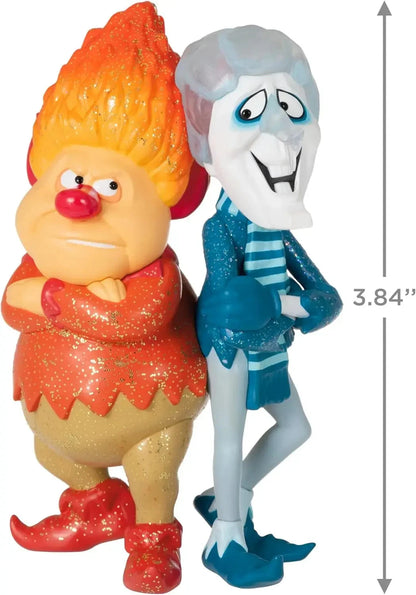 Christmas Ornament, The Year Without a Santa Claus Snow Miser Heat Miser, Funny Christmas Movie Gifts Good Vibrations