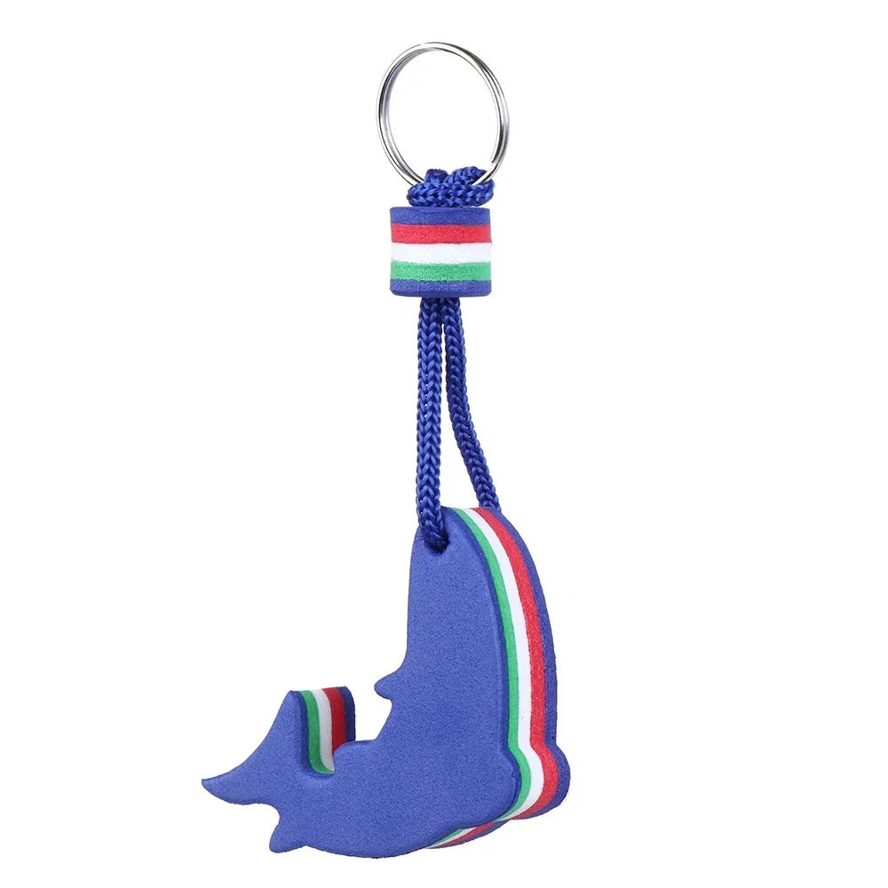 Outdoor Boating Sea Yachting Accessories Sailing Fishing Keyring Pool Parts Key Pendant Water Floating Keychain Good Vibrations