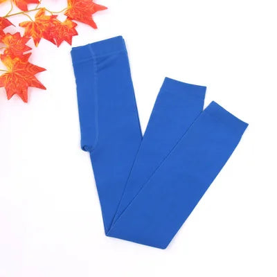 Plus Velvet Children Pants Winter Girls Leggings Warm Leggings For Kids Candy Colors Girls Trousers 3-9 Year Baby Leggins Good Vibrations