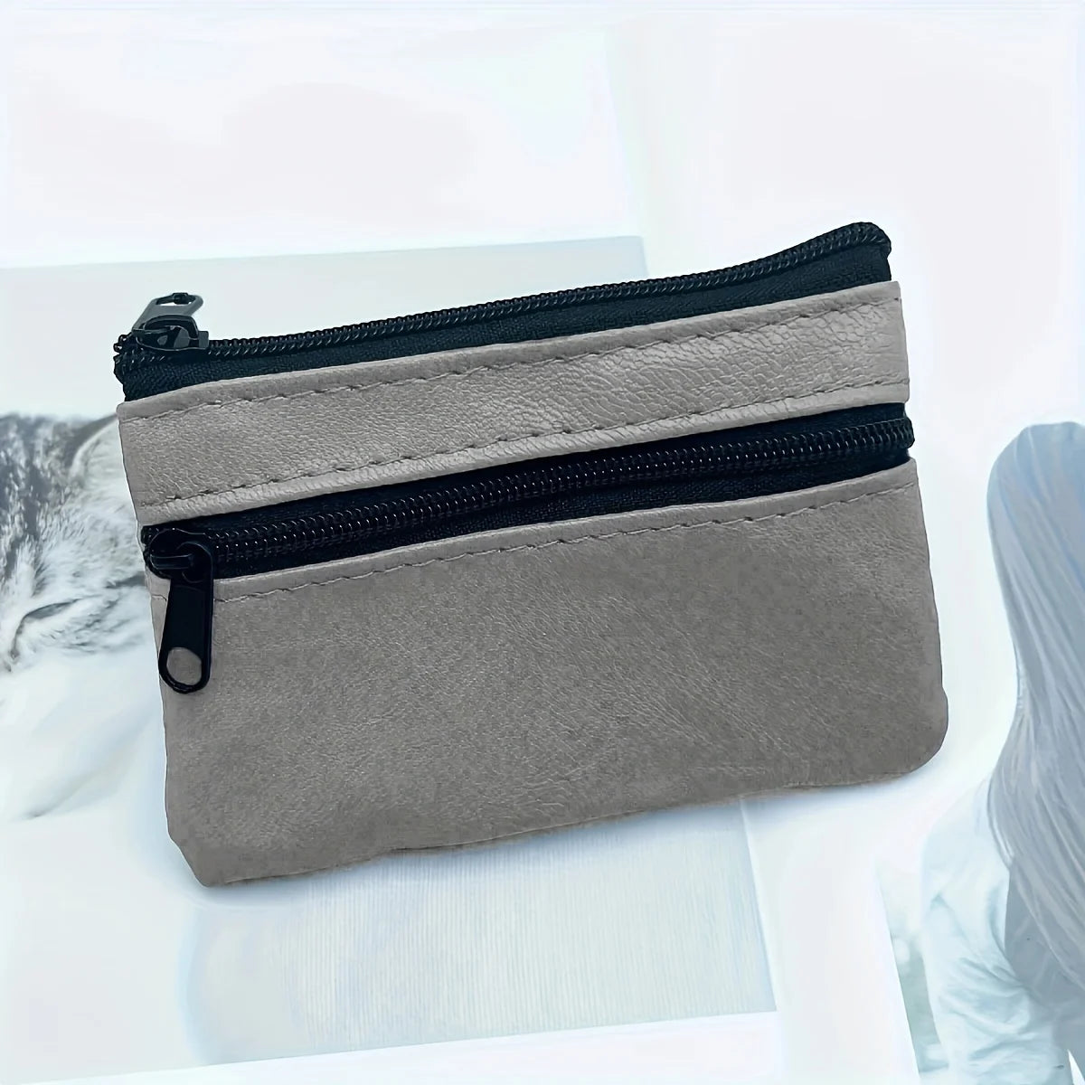 Women Men Coin Purse Men Small Bag Wallet Change Purses Zipper Money Bags Children Mini Wallets Leather Key Holder carteira Good Vibrations