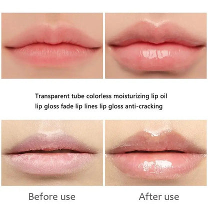 Hydrating Lip Oil Moisturizer Plumper Long Lasting Sexy Lips GlossTransparent Waterproof Volume Lip Clear Lip gloss Base Good Vibrations