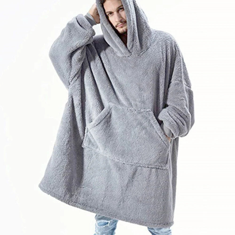 10 Colors Fleece Unisex Loose Hooded Coats Autumn Winter Add Velvet Lover Men And Women Pullover Sweatshirt FYY-9008 Good Vibrations