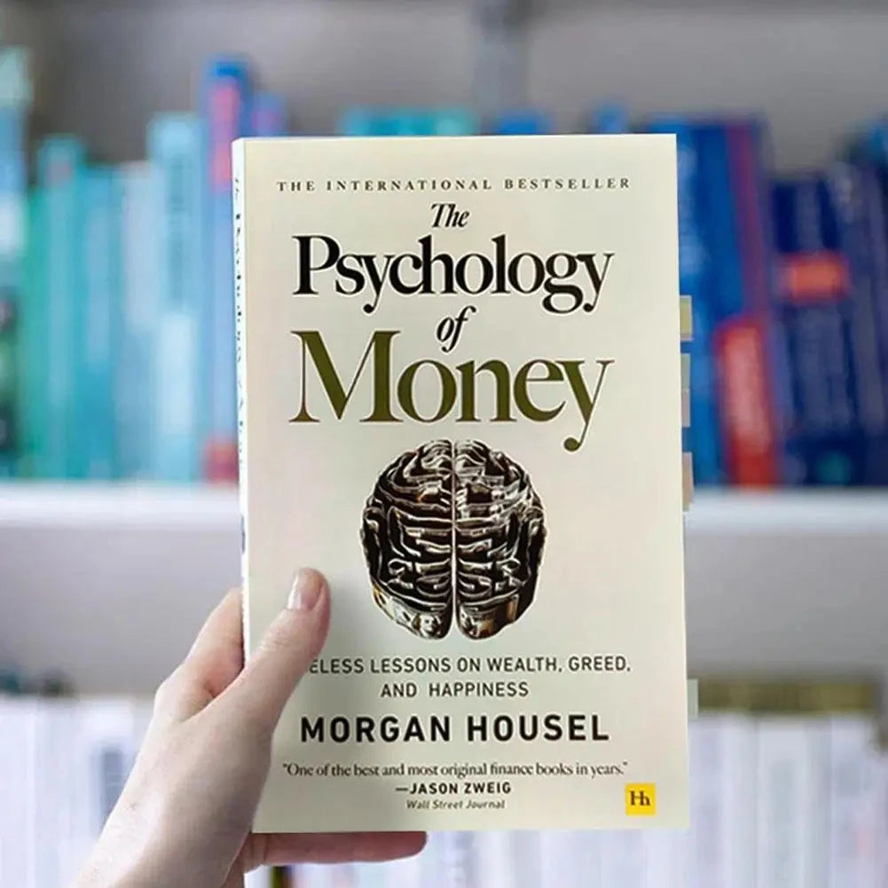 The Psychology of Money Books for Adults, Timeless Lessons on Wealth, Greed, Happiness, Business, Books Good Vibrations