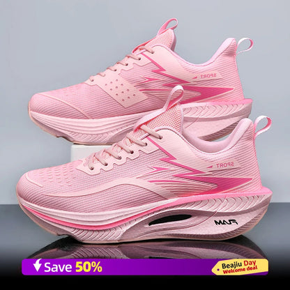 Men Sports Running Shoes Casual Marathon Breathable Lightweight Women's Comfortable Athletic Nonskid Walking Sneakers Outdoors Good Vibrations