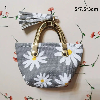 Fashion Miniature Handbag PU Leather Bag Lady Purse Shoulder Bag For 1/6 BJD Dolls Outfits Accessories Dollhouse Girls Gift Toys Good Vibrations