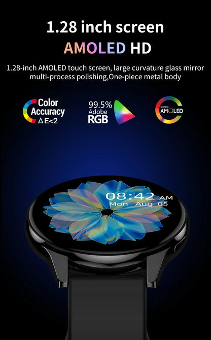 New Women Bluetooth Call Smart Watch HeartRate Blood Pressure Monitoring Smartwatches IP67 Waterproof Men Smartwatch+Box Good Vibrations Adult Super Store