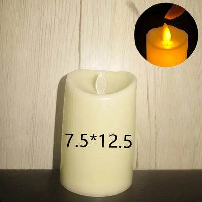 10PCS LED Candles Flameless Flickering Light Flameless Candle Battery Powered for Christmas Wedding Decor Birthday Party Supplie Good Vibrations