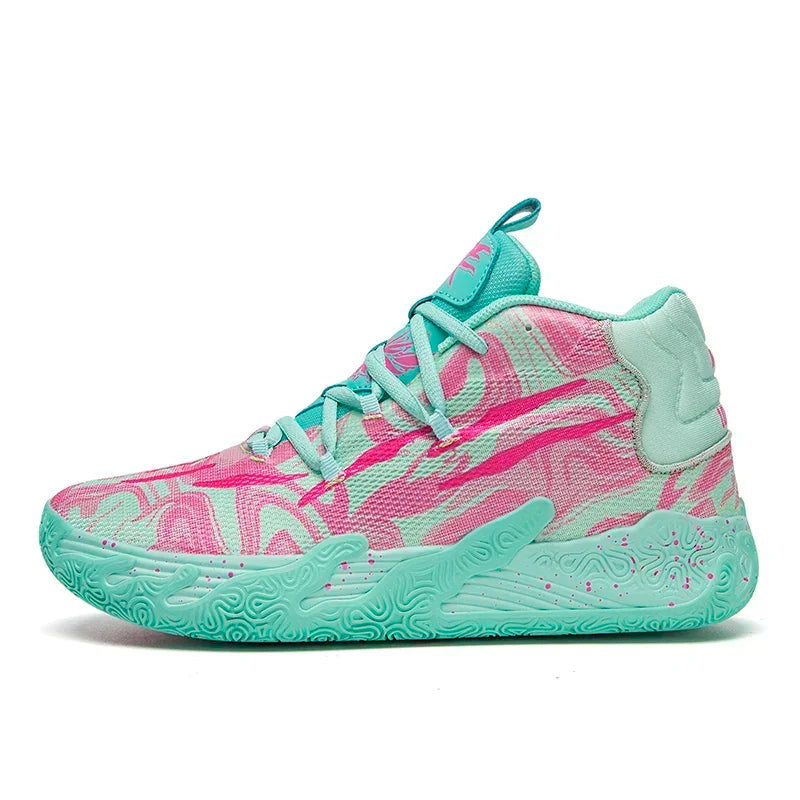 2025 New Basketball Shoes Men Breathable Comfortable Sneakers Training Sports Basketball Sneakers Women Shoes Good Vibrations