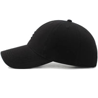 Three Horizontal Lines Embroidery Baseball Caps Spring and Autumn Outdoor Adjustable Casual Hats Sunscreen Hat Good Vibrations