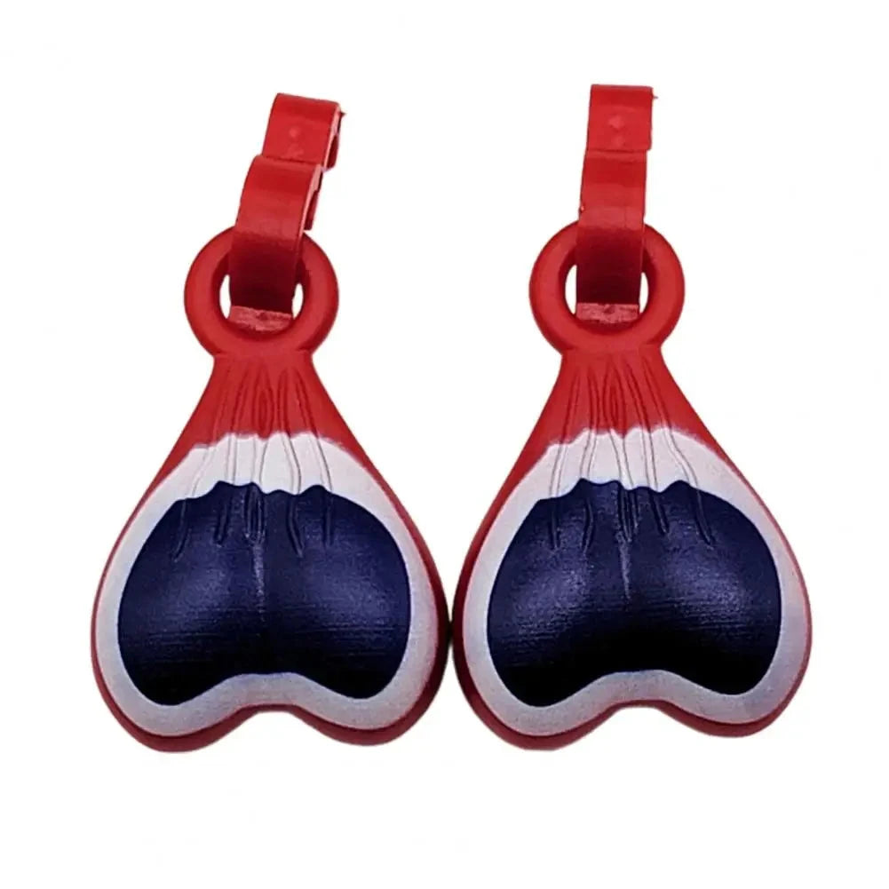 2Pcs Resin Croc Balls Shoe Charm Hanging Pendant Outdoor Sandals Novelty Testis Funny Sandal Shoes Ball Ornaments Shoe Buckle Good Vibrations