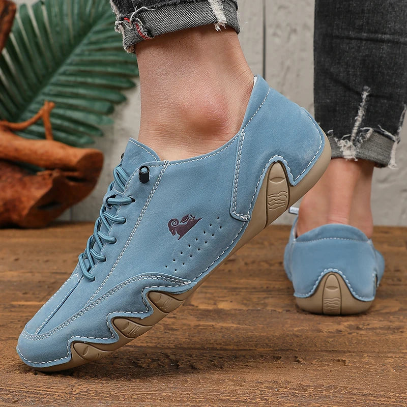 Shoes for Man Fashion Brand Loafers Soft Soled Comfortable Casual Walking Shoes Breathable Sports Tennis Outdoor Driving Shoes Good Vibrations