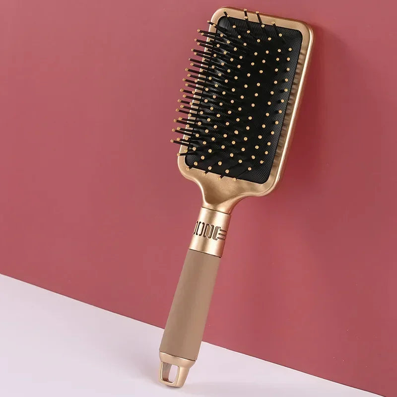 Professional Salon Straight Smooth Paddle Hair Brush Large Hairdressing All Hair Type Hairbrush Styling Comb for Women Men Good Vibrations