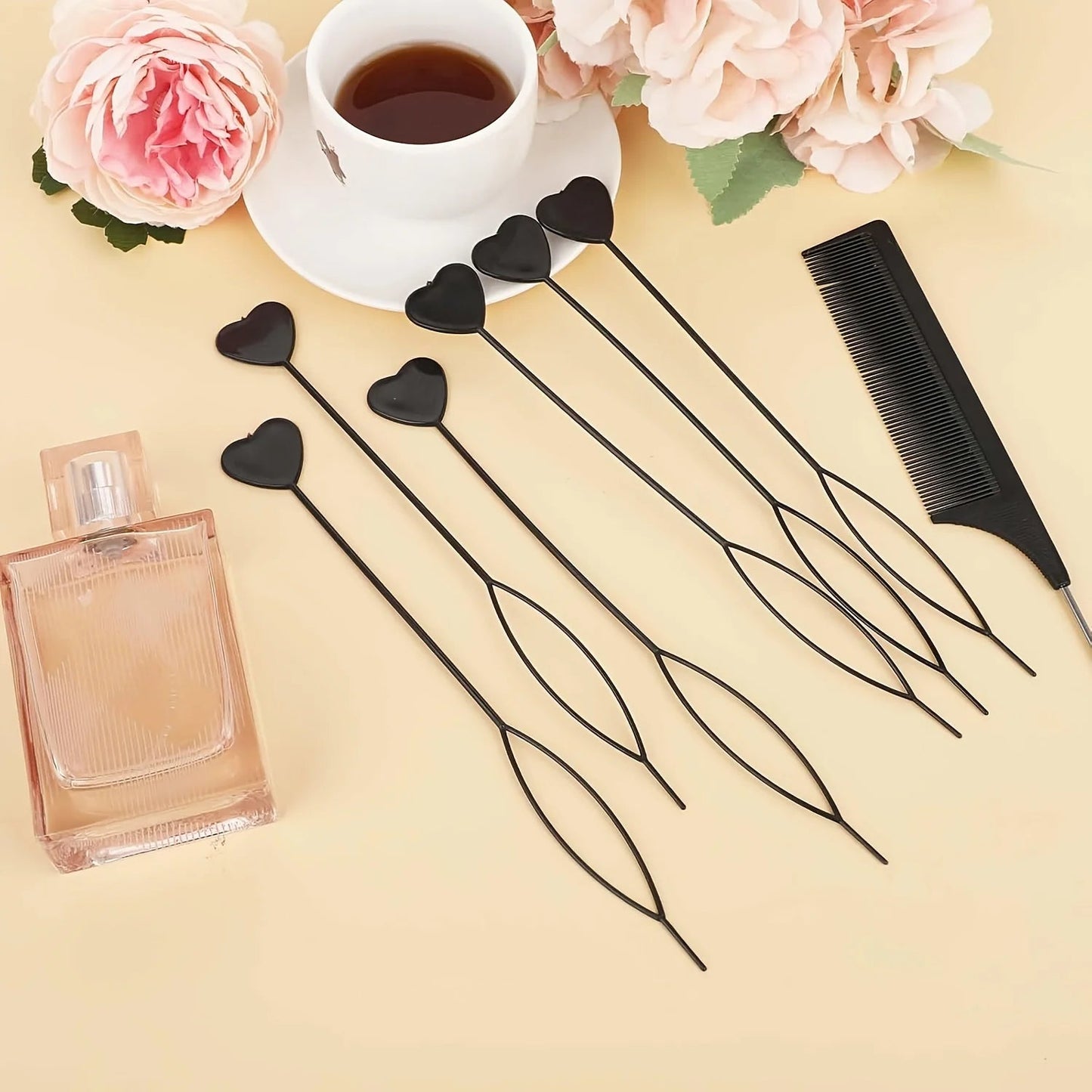 12 hair tail tools, easy-to-use hair accessories, braiding tools, regular hair quality, and hair accessories Good Vibrations