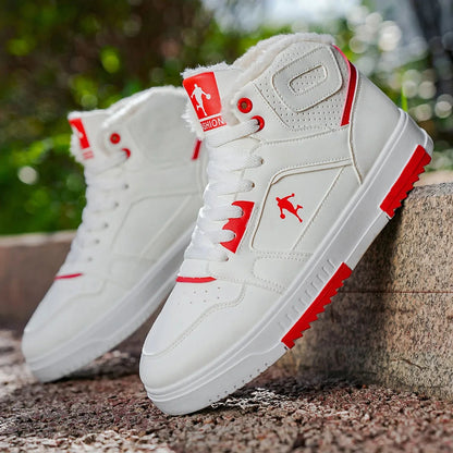 Men's casual sports outdoor hiking trendy fashion street comfortable Youth basketball sneakers Winter Good Vibrations