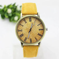 New Fashion Men Casual Quartz Watch Women Jean Fabric Leather Strap Dress Watches Relogio Feminino Ladies Wristwatch Hot Clock Good Vibrations