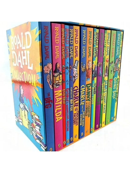 20 Books/Set Roald Dahl Collection Children's Literature English Picture Novel Story Book Set Early Educaction Reading for Kid Good Vibrations