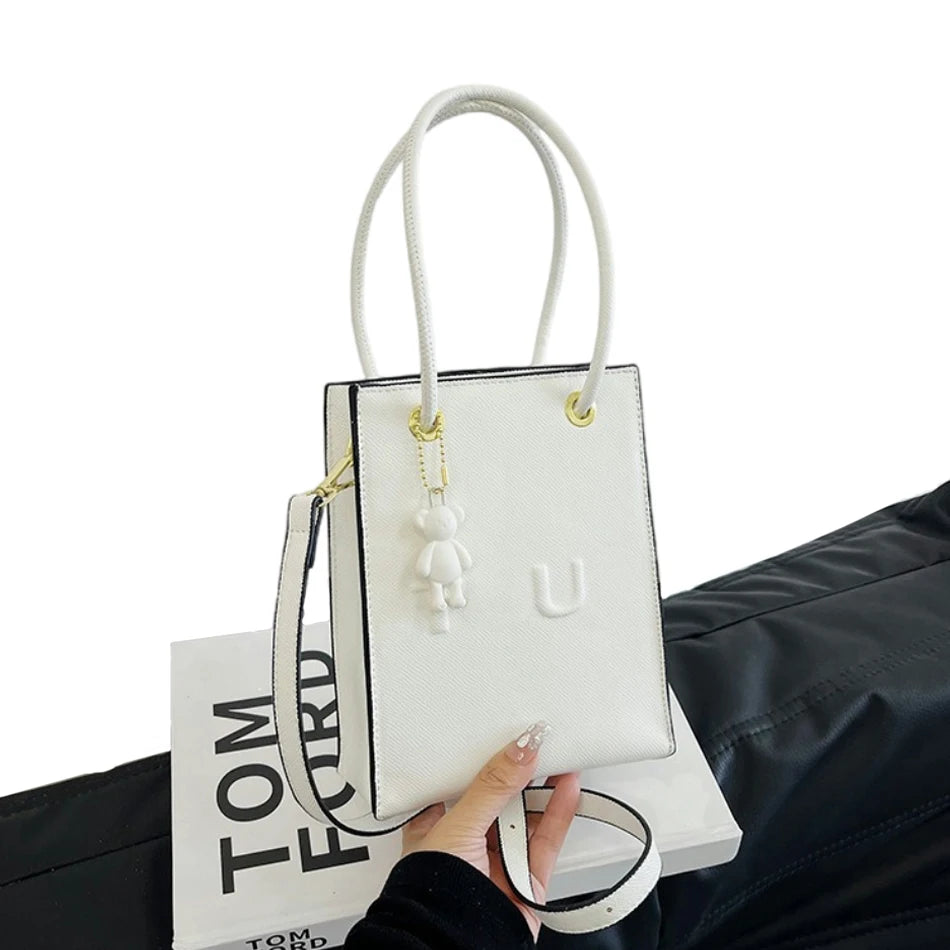 2026 Small Square Bag Women New Handbag Fashion Shoulder Casual Crossbody Solid Color Mobile Phone Bag Good Vibrations