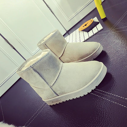 Women Snow Boots Australia Classic  Women Ankle Boots Customized Winter Faux Fur Women Shoes Good Vibrations