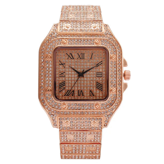 2025 Fashion Watches for Men Women Iced Out Watch Man Luxury Diamond Watch Unisex Quartz Wristwatches Relogio Gift Drop Shipping Good Vibrations