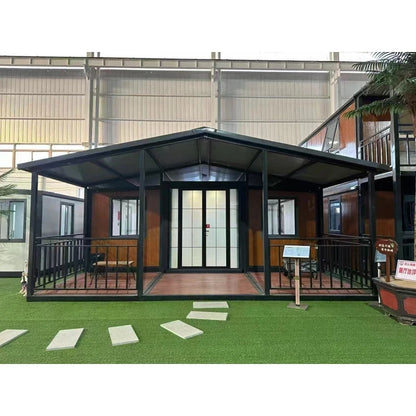 Double Storey Container House Modular House Design 20ft 40ft Custom 2/3/4 Bedrooms for Work Office Warehouse Portable House Good Vibrations