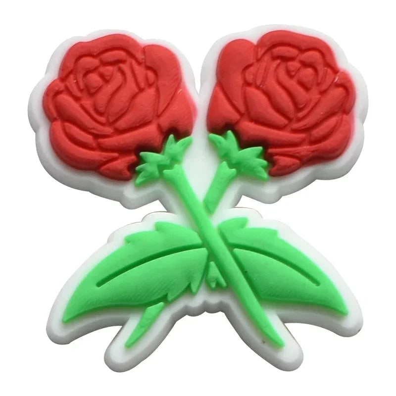 Shoe Charms for Crocs Accessories Angel Of Love Shoes Charm for Croc Decorations Pins Men Accessory Jeans Woman Clogs Clips Good Vibrations