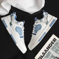 2025 Fashion Men Casual Platform Sneakes LaceUp Trainers Student Sneakes Mens Vulcanized Shoes Tennis Sneakers Good Vibrations