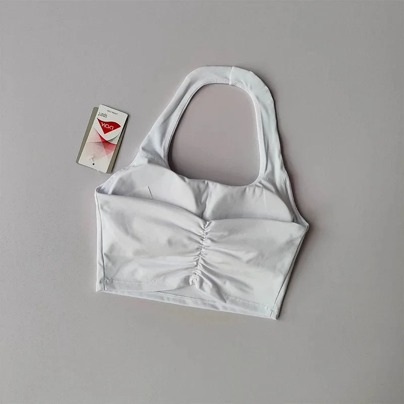 Fitness Bra Workout Tops Gym Fitness Sports Bras Sexy Athletic Sport Bra Women Backless Gym Yoga Crop Top Good Vibrations