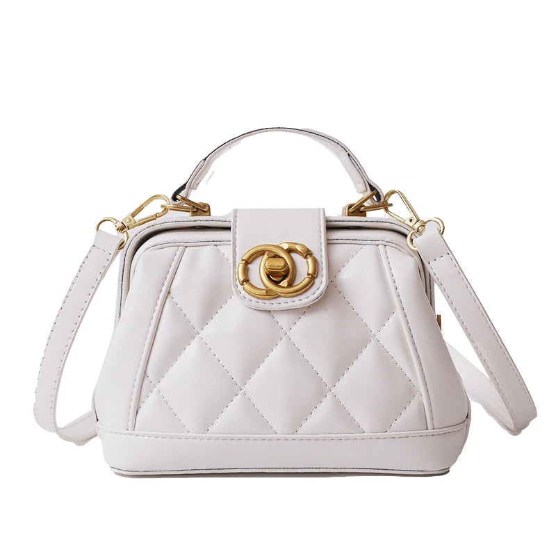 Elegant Ladies Tote Bag Luxury Leather Designer Crossbody Shoulder Handbags Women's Stylish Durable Casual Fashion Purse Good Vibrations