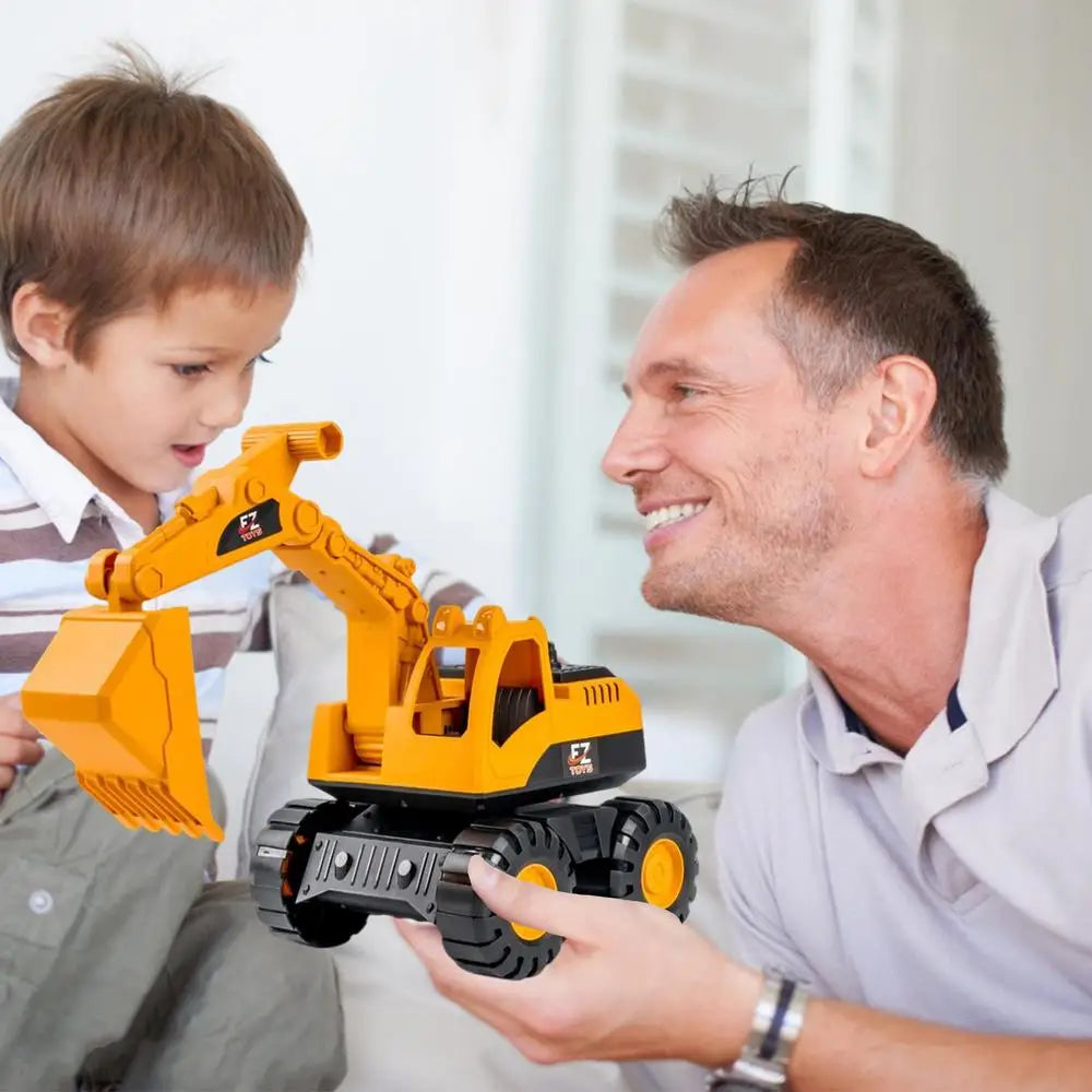 Excavator Toy Inertia Driving Excavator For Kids Construction Fleet Toddler Early Education Construction Vehicles Toys Good Vibrations