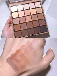 Cool Low Saturation Pure Wind 25 Color Eyeshadow Plate Pearl Matte Color Ins Affordable Makeup High Color Rendering Eyeshadow Good Vibrations