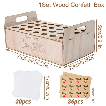 Wedding Tray Confetti Cone Stand Box Kraft Paper Tray Rustic Wedding Decoration Wedding Confetti Cones Cones Wedding Set supply Good Vibrations