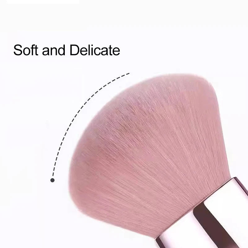 Round Nail Dust Brush Large-sized Remove Nail Dust Brushes Acrylic UV Gel Polish Powder Cleaning Tool Manicure Accessories Good Vibrations