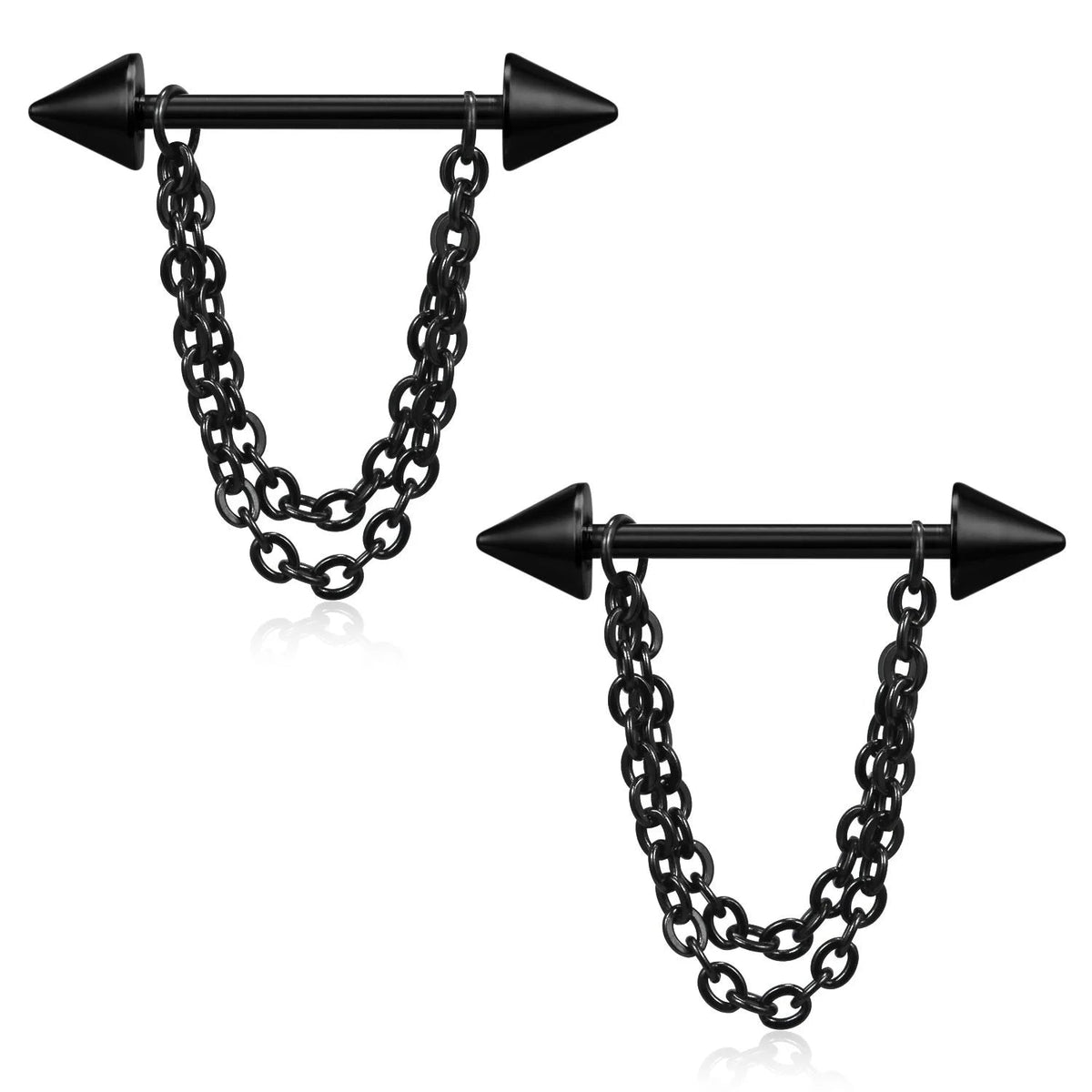 Punk rock sexy black rose nipple ring, body puncture nipple jewelry, women's sexy accessory gift Good Vibrations