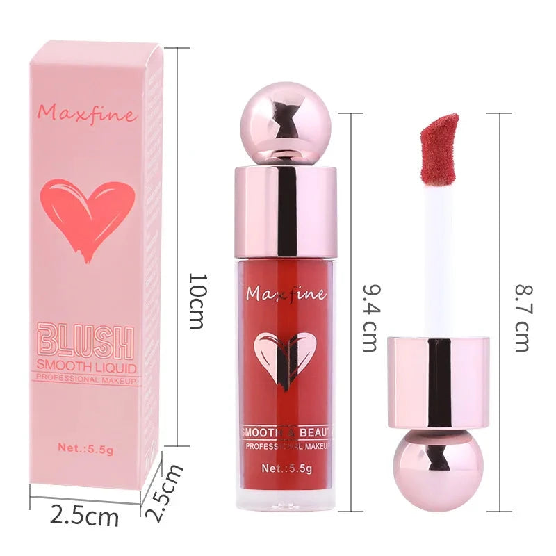Multifunctional Liquid Blush with Smooth Texture Long Lasting Pigmentation Hydrating Formula and High Light Effect for Makeup Good Vibrations