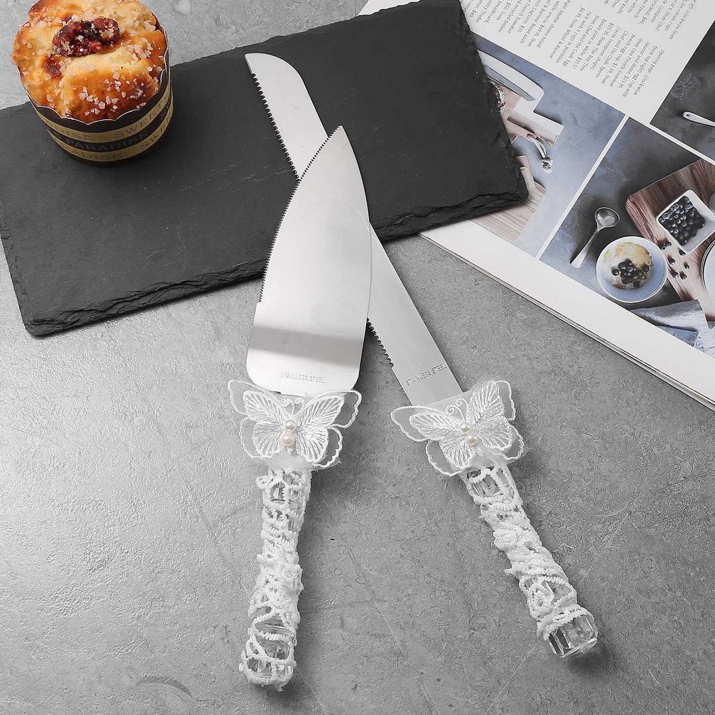 Wedding gifts for couples brides and grooms wedding cake cutting sets engagement decorations wedding reception supplies - Good Vibrations