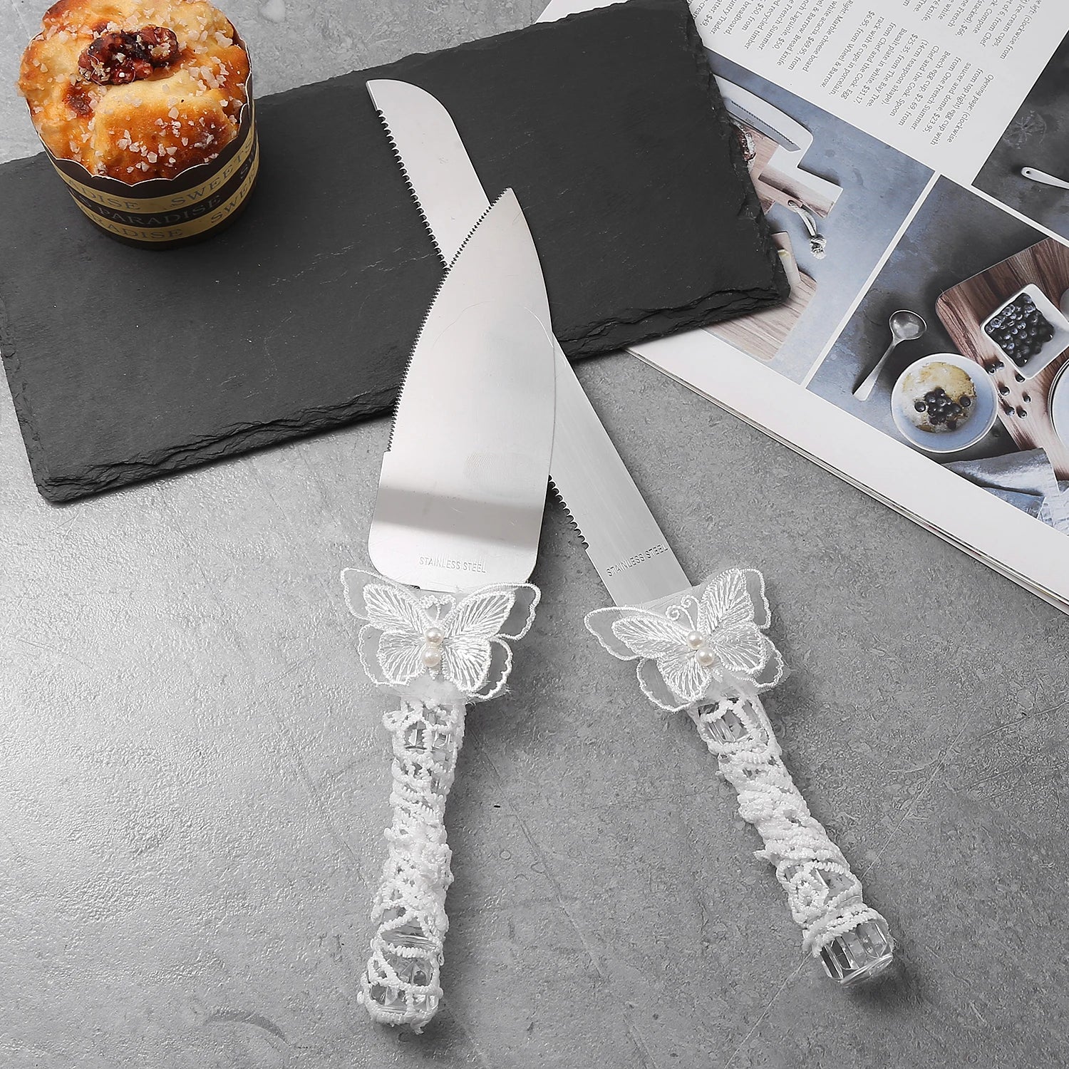 Wedding gifts for couples brides and grooms wedding cake cutting sets engagement decorations wedding reception supplies - Good Vibrations