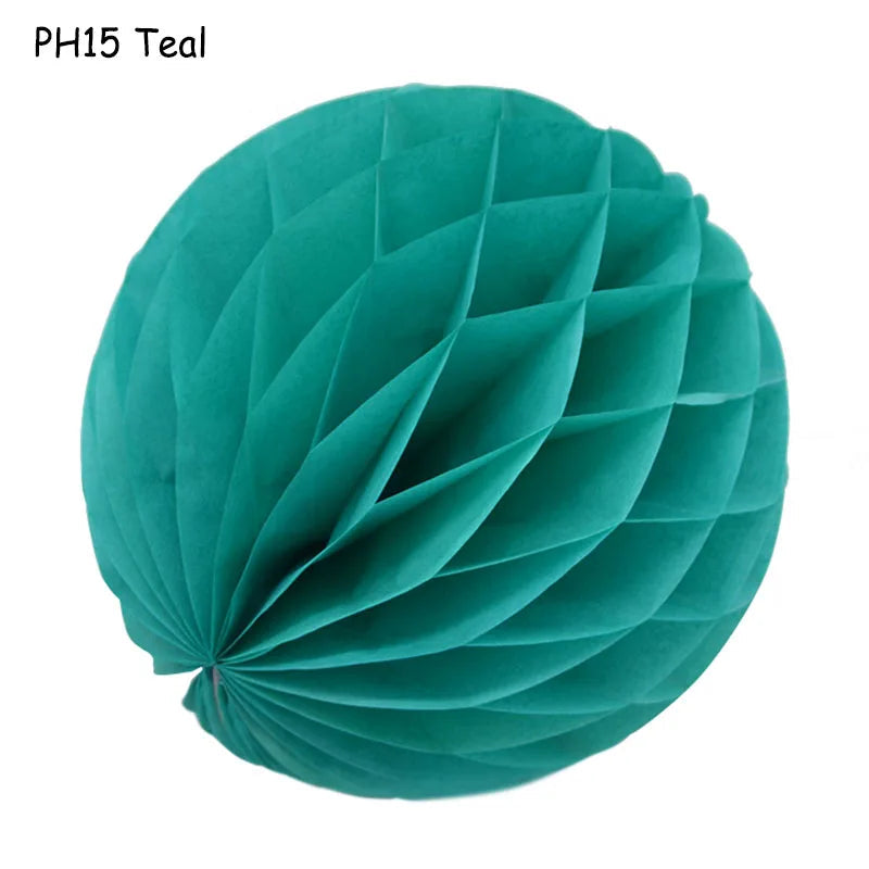 5pcs/lot 10/15cm Decorative Paper Honeycomb Ball Pastel Flower Wedding Kid Birthday Party Decoration Baby Shower Supplies8Z Good Vibrations