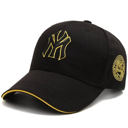 Hat Men's Casual Korean Version Outdoor Versatile Sunscreen Embroidery Letter Cap Couple Baseball Cap Women's Fashion Sunshade Good Vibrations