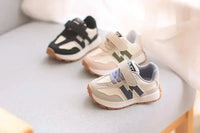 Children's Sports Shoes Toddler Breathable Non Slip Comfort Sneakers Lightweight Hook and Loop Soft Sole Running Casual Shoes Good Vibrations