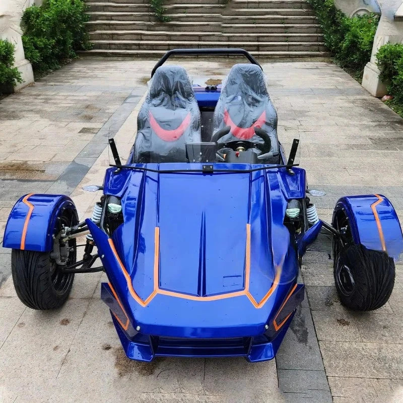 Cross-border 350Cc 3-Wheel Drive Motorcycle High Speed Roadster with Battery Electric Racing Car Good Vibrations