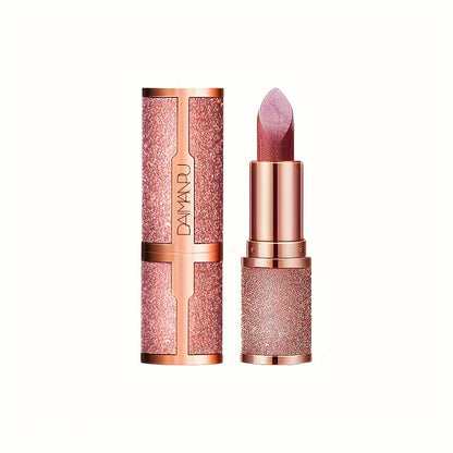Rose smoke powder, bright starry sky, glossy velvet texture, durable, make your lips shiny, waterproof, anti-fouling. Good Vibrations