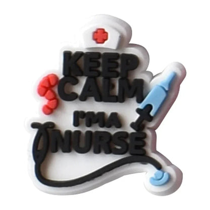 Shoe Charms for Crocs Accessories Organ Medical Care Shoes Charm for Croc Decorations Pins Men Accessory Jeans Woman Clogs Clips Good Vibrations