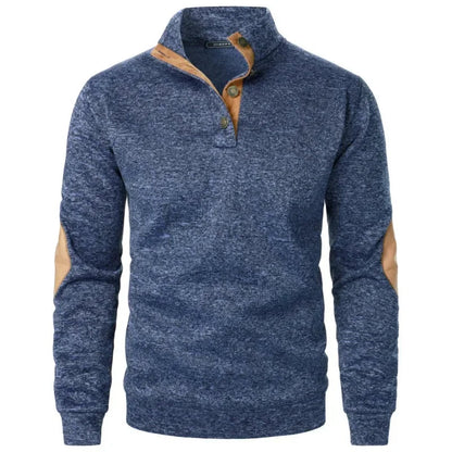 Men's Autumn Spring Stand Collar Long Sleeve Sweatshirts Top Casual Warm Pullover Outdoor Streetwear for Men Sport Riding Coats Good Vibrations