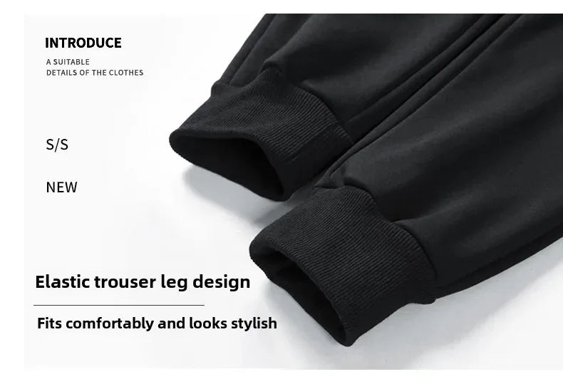 2023 Autumn/Winter New Camouflage Bunched Feet Casual Pants Men's Sweatpants Plus Size Small Feet Pants For Fat Men Good Vibrations