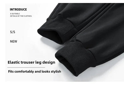 2023 Autumn/Winter New Camouflage Bunched Feet Casual Pants Men's Sweatpants Plus Size Small Feet Pants For Fat Men Good Vibrations