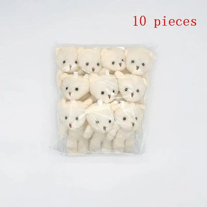 10/12/18/20Pcs Birthday Wedding Party Favors Supplies DIY Accessory Mini Cute Cartoon Plush Bear Girl Gift Doll Toys Good Vibrations