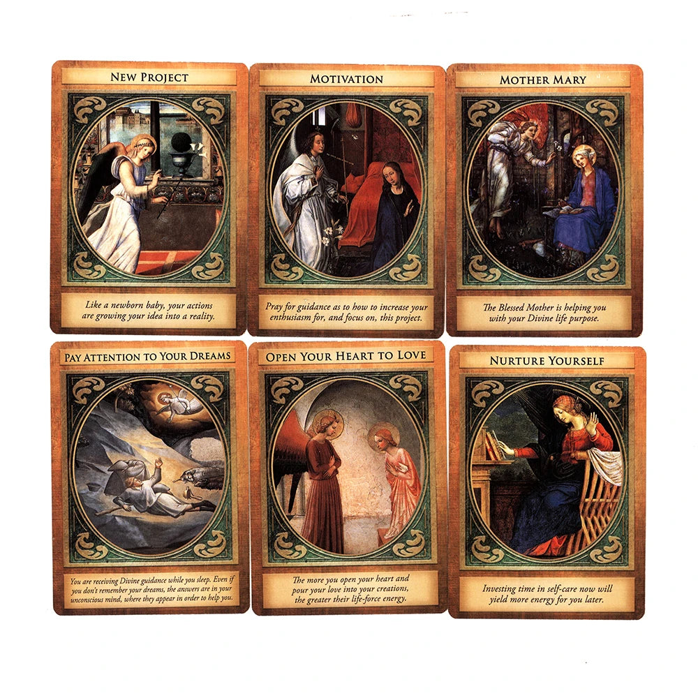 Popular Great Doreen Virtue Angel Series Oracle Cards Archangel Gabriel Cards  Tarot Cards for Beginners with PDF Guidebook Good Vibrations