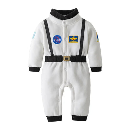 New Astronaut Costume for Baby Boy 1 Year Old Toddler Infant Birthday Theme Party Cosplay Space Suit Newborn Photography Romper Good Vibrations