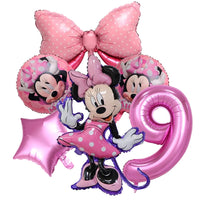 Minnie Mouse Birthday Decoration Disposable Cups Plates Tablecloth Cake Latex Balloon Baby Shower Kids Girls Party Supplies Good Vibrations