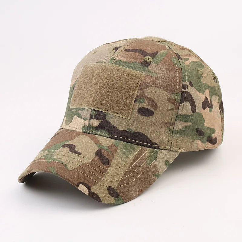 Outdoor camouflage hat Baseball hat Hunting hat Sports hat Bicycle hat Men Women Adult hat Duck tongue hat with curved brim Good Vibrations